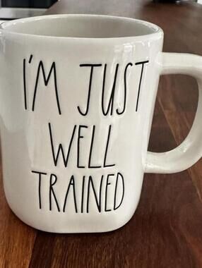 🐾 Rae Dunn Artisan Collection 'I'M JUST WELL TRAINED' Mug 🐾